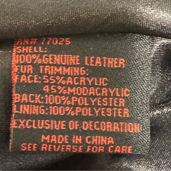 Adrienne Landau Black Suede Leather Faux Fur Sequin Cape NWT Brand New - Picture 10 of 11